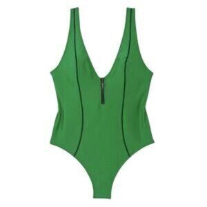 New! Victoria’s Secret Swim Sexy Sport 1/4 Zip One-Piece Swimsuit 3877